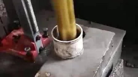 Broca de núcleo de diamante soldada a vácuo com caixa de alumínio (cortador de núcleo de diamante)
